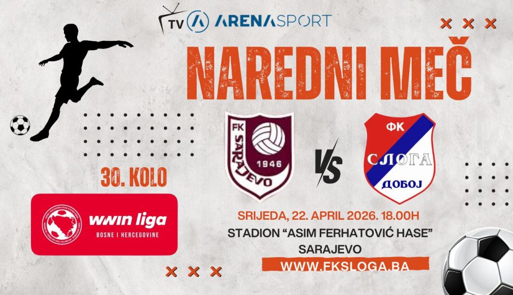 fk sarajevo fk sloga najava