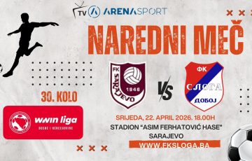 fk sarajevo fk sloga najava