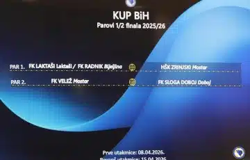 sloga doboj polufinale kupa bih 2026